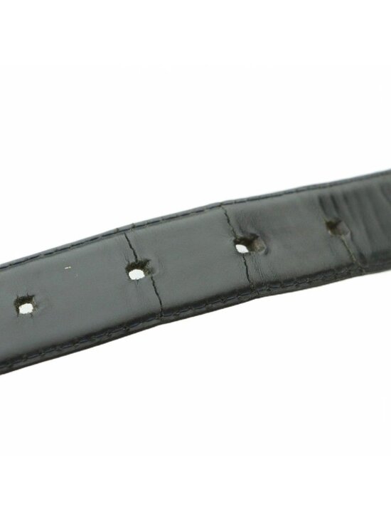 Louis Vuitton Belt Epi Leather Buckle 110 44 Black